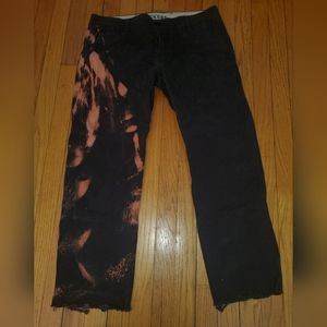 Custom bleached Dockers